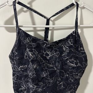 Floral Workout Crop Top
